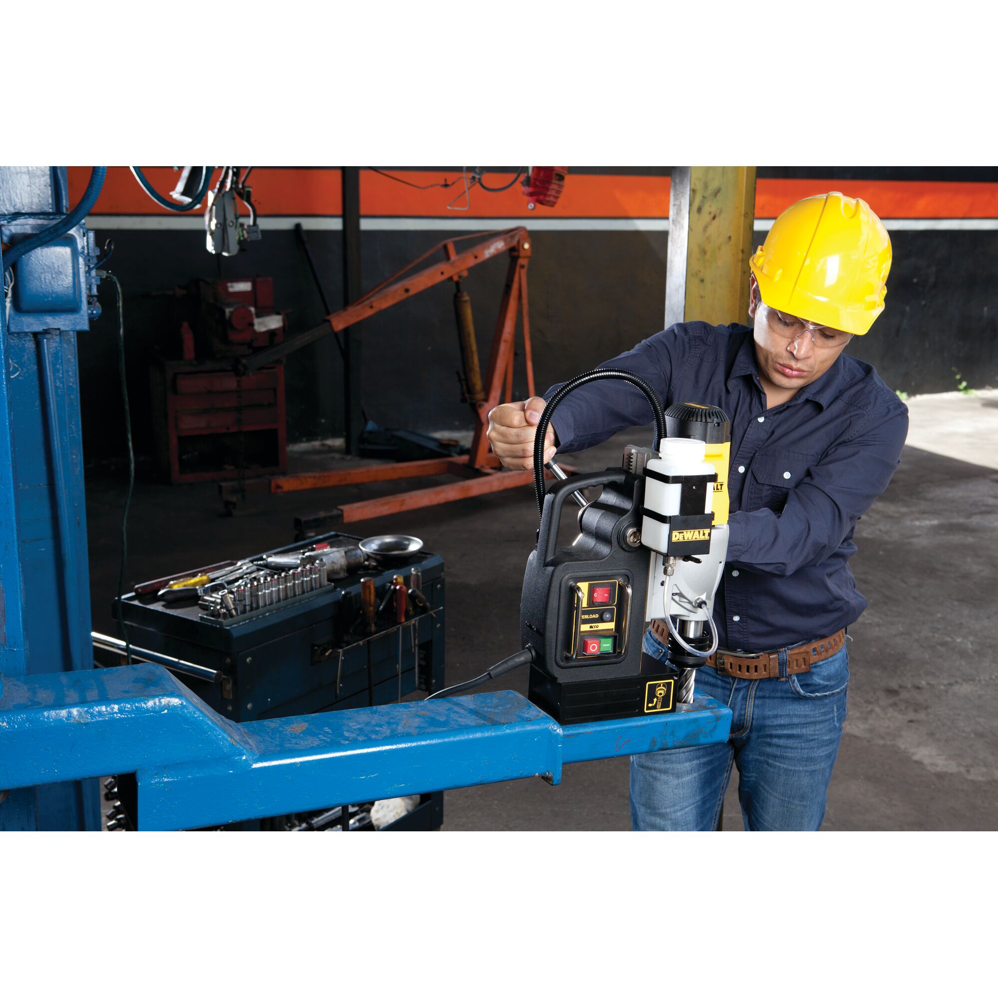 1200W 50mm 2-Speed Magnetic Drill Press