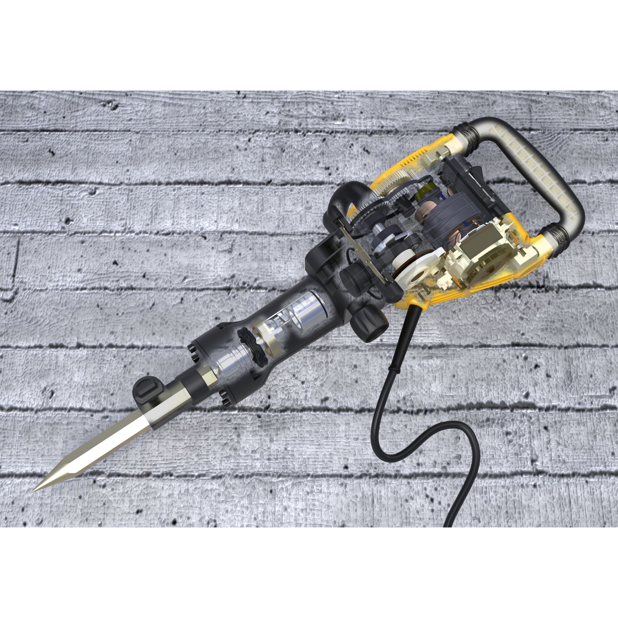 1600W 16Kg 30mm HEX Demolition Hammer