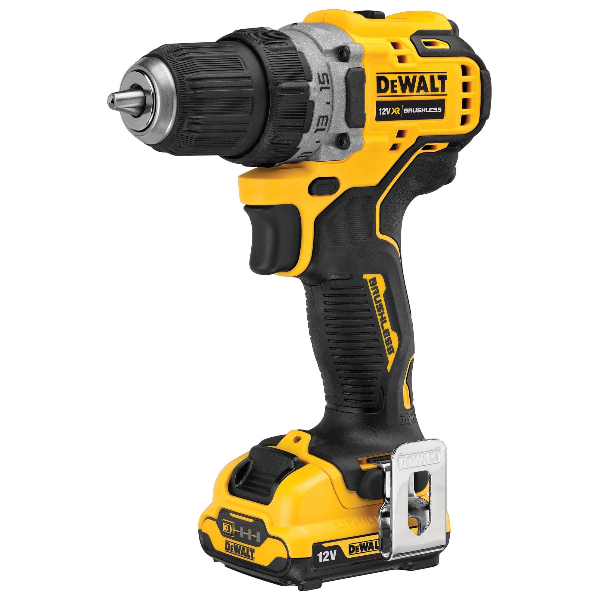 12V MAX Brushless Drill Driver With 2.0Ah Battery