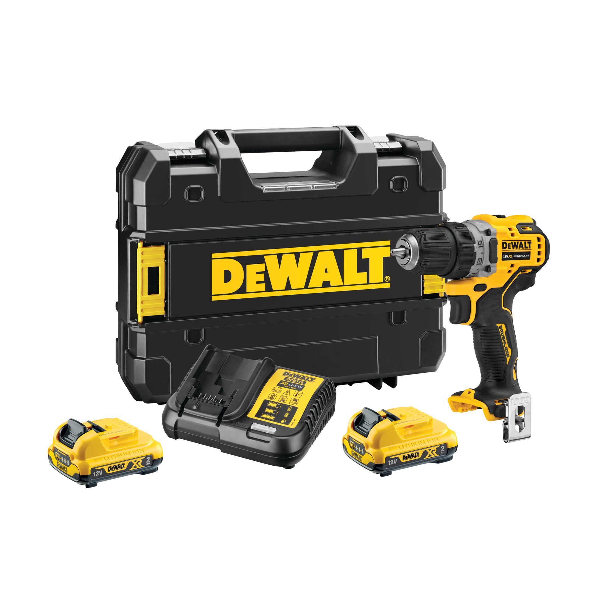 12V MAX Brushless Drill Driver With 2.0Ah Battery