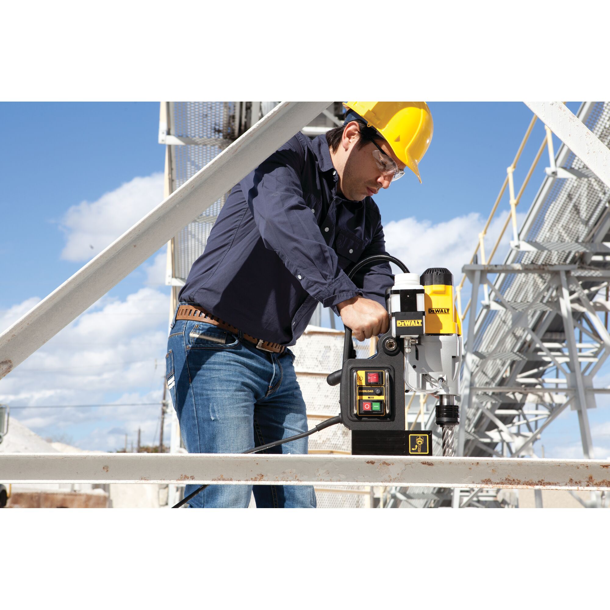 1200W 50mm 2-Speed Magnetic Drill Press