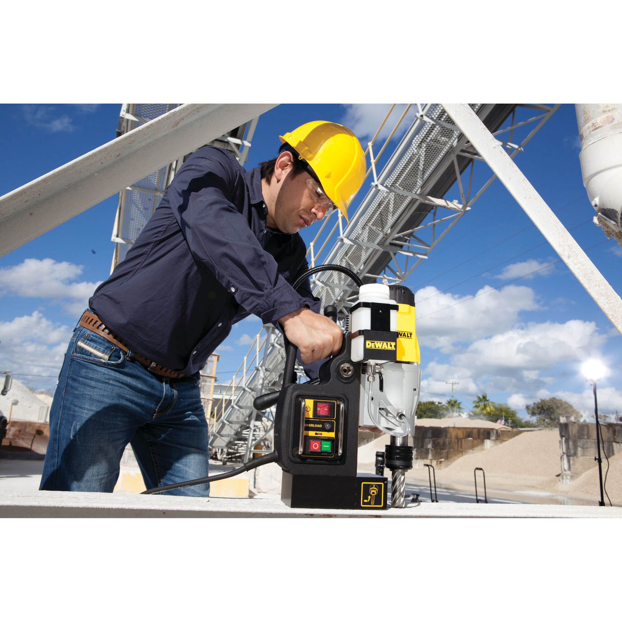 1200W 50mm 2-Speed Magnetic Drill Press