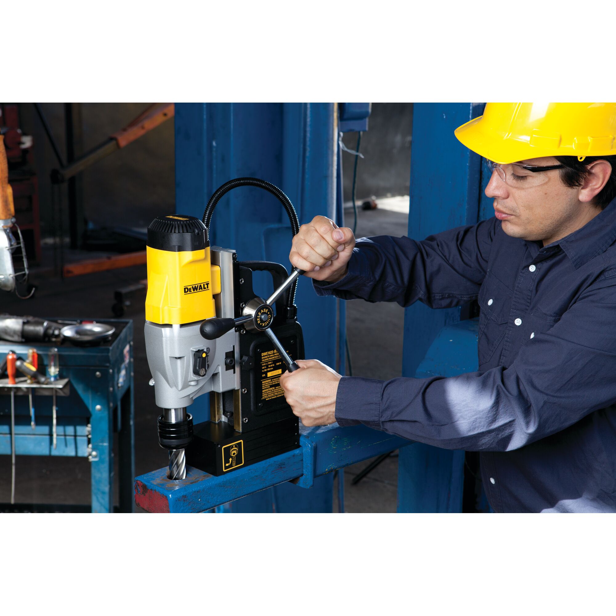 1200W 50mm 2-Speed Magnetic Drill Press