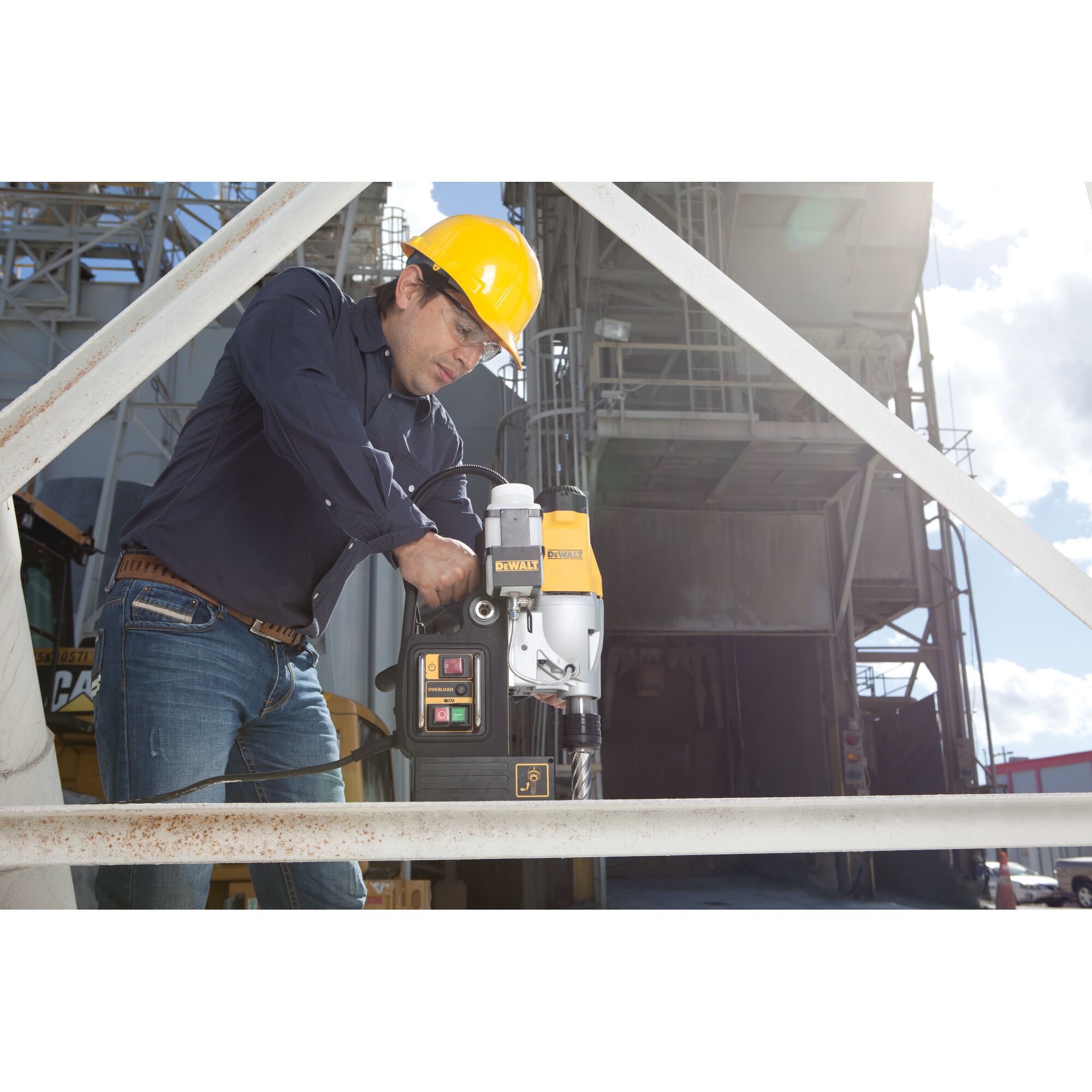 1200W 50mm 2-Speed Magnetic Drill Press