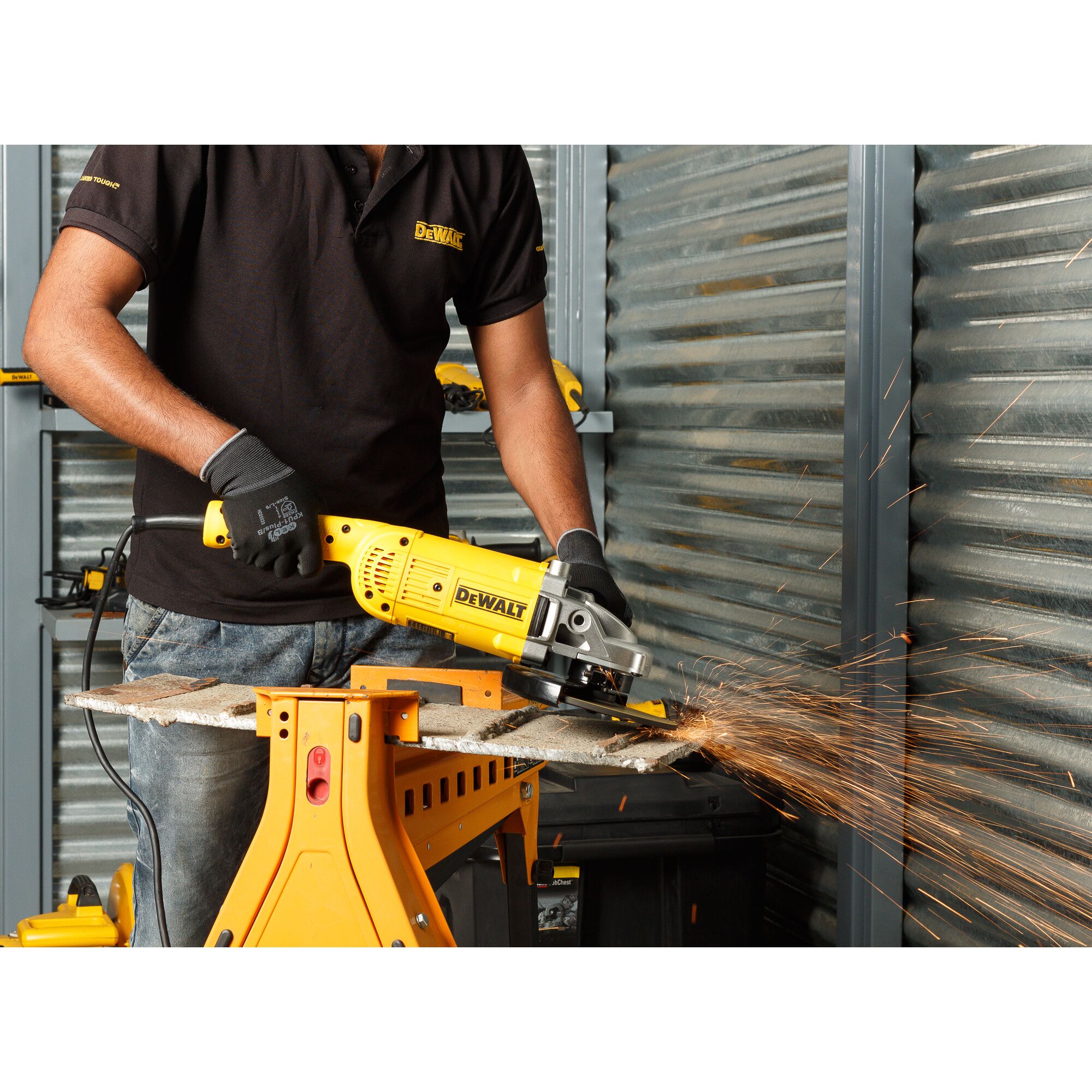 2200W 9 in. Angle Grinder With Trigger Switch